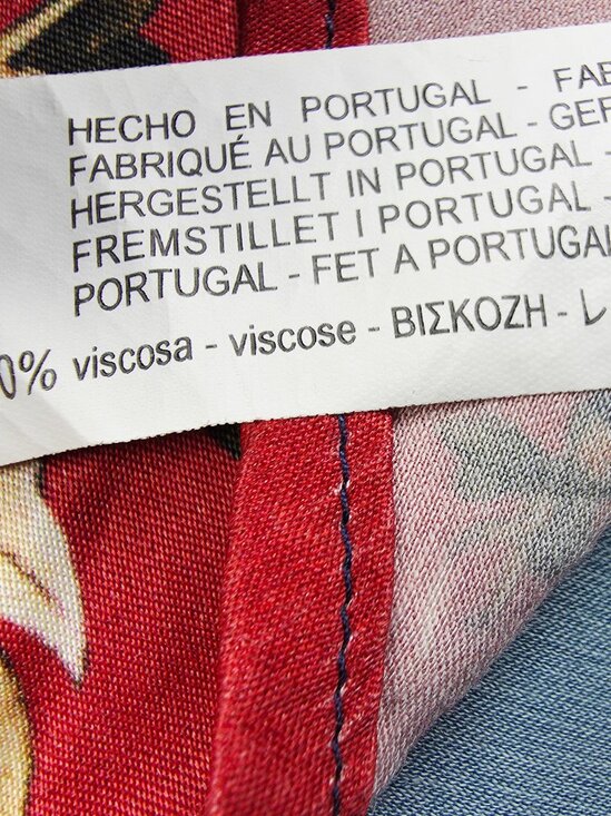 Zara Size Medium Relaxed Fit Mens Navy Floral Viscose Long Sleeve Designer Shirt - Picture 6 of 9